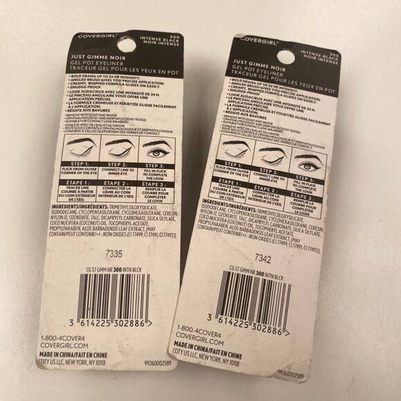 Covergirl Just Gimme Noir Gel Pot Eyeliner Qty. 2 - Picture 2 of 3